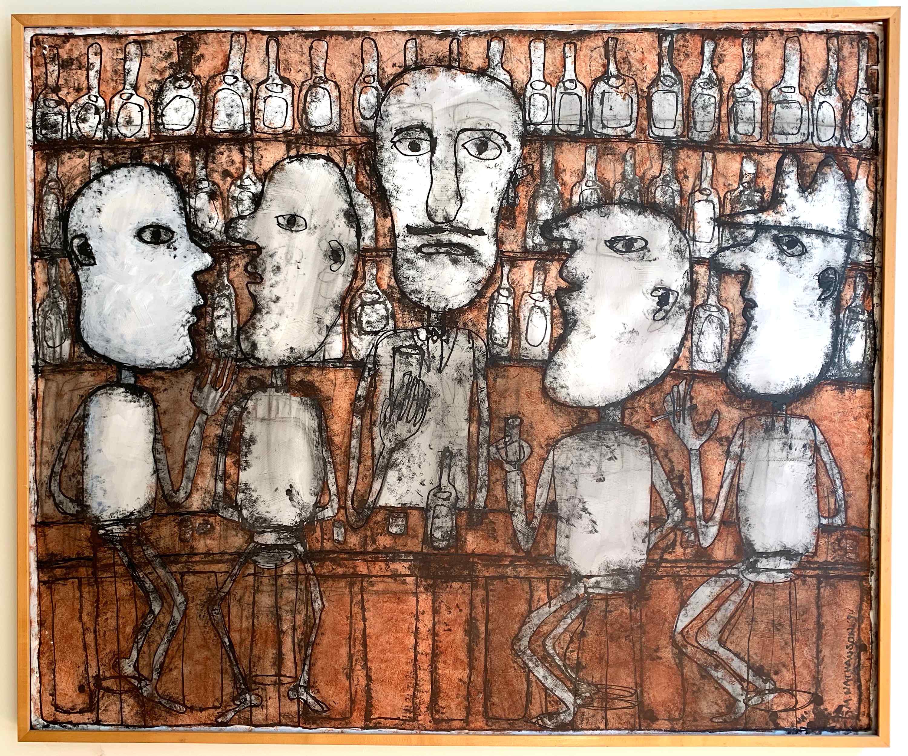 At The Bar by Morris Nathanson