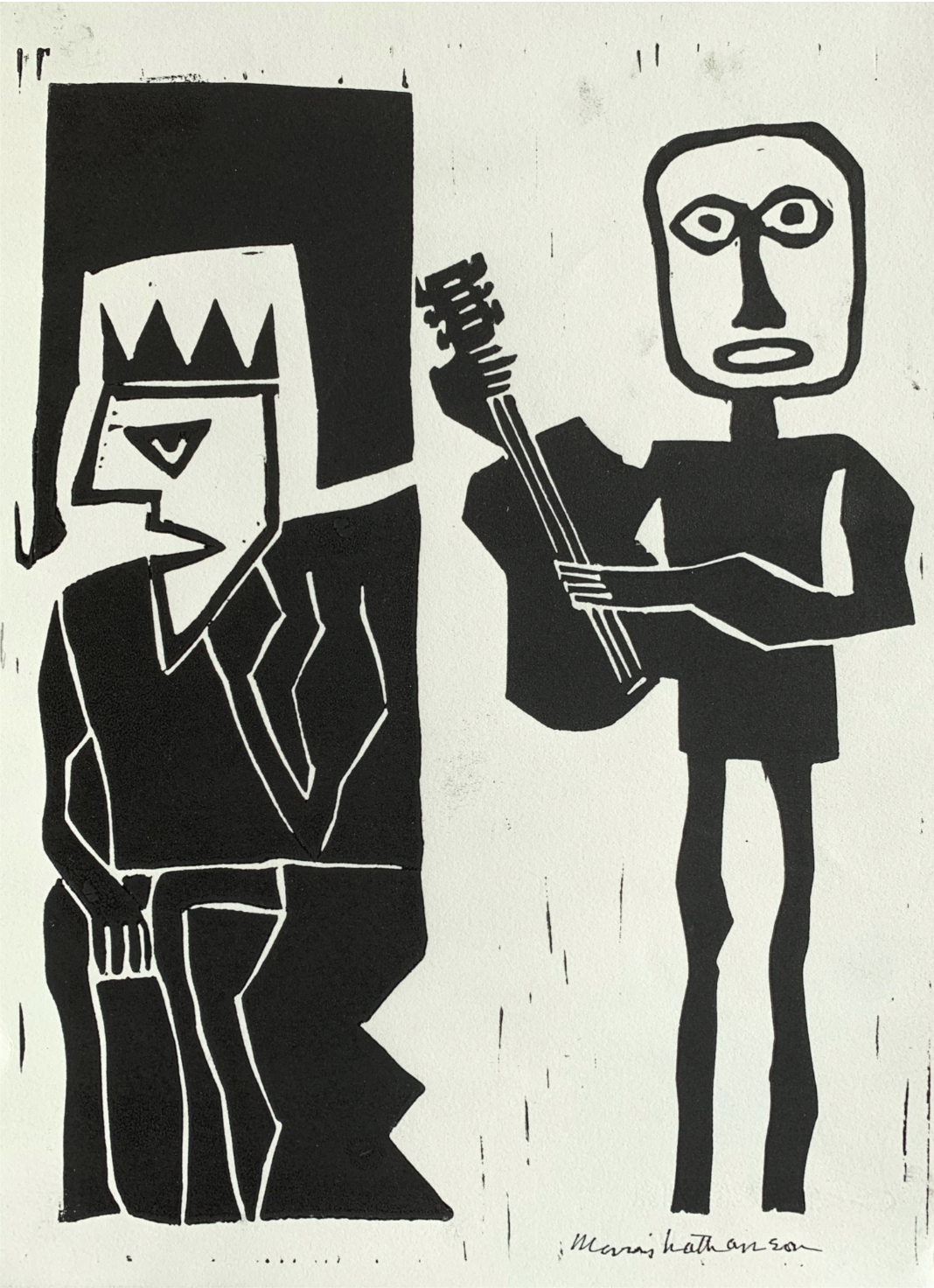 Saul and David by Morris Nathanson