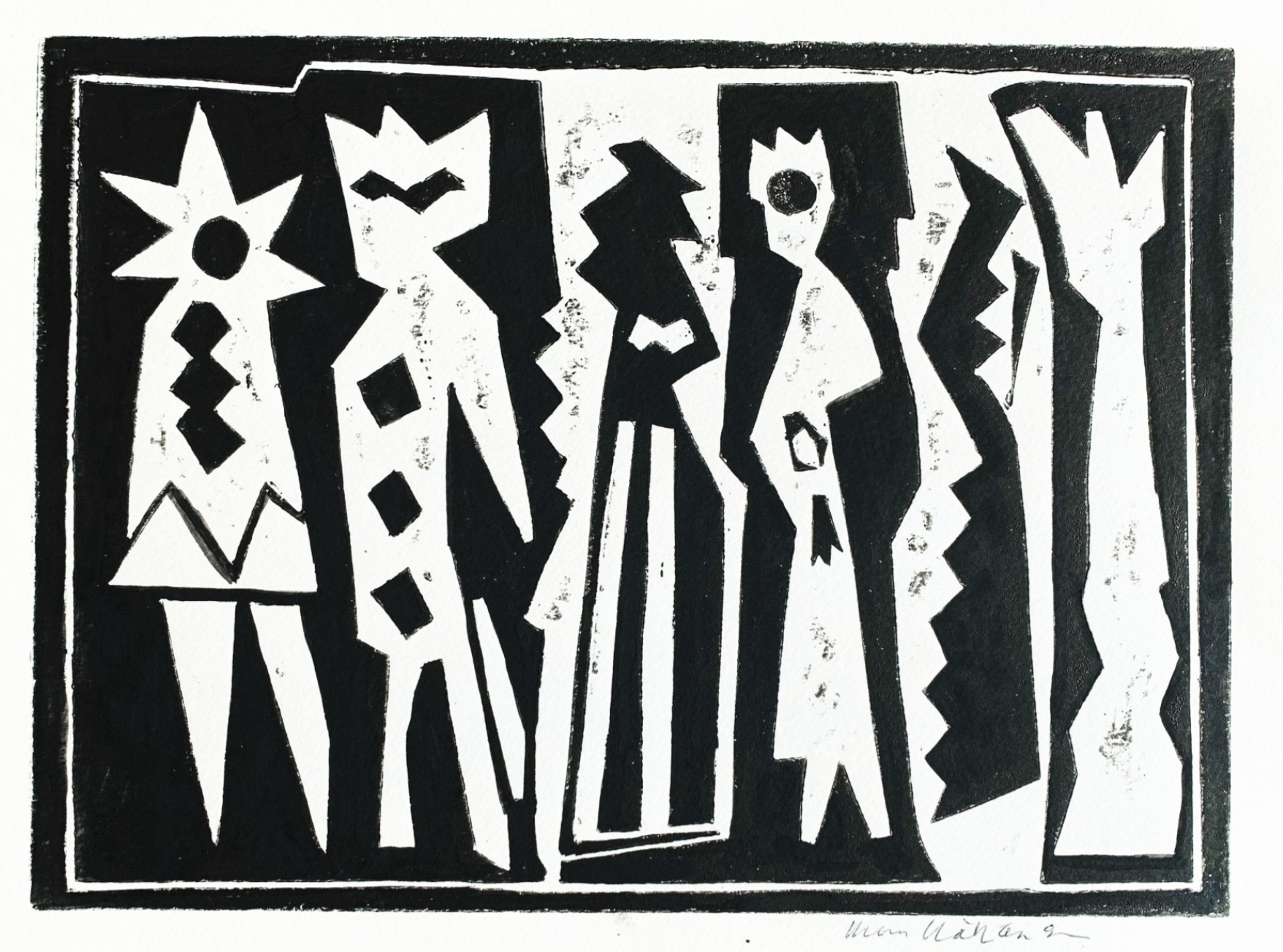 Lear and Family by Morris Nathanson